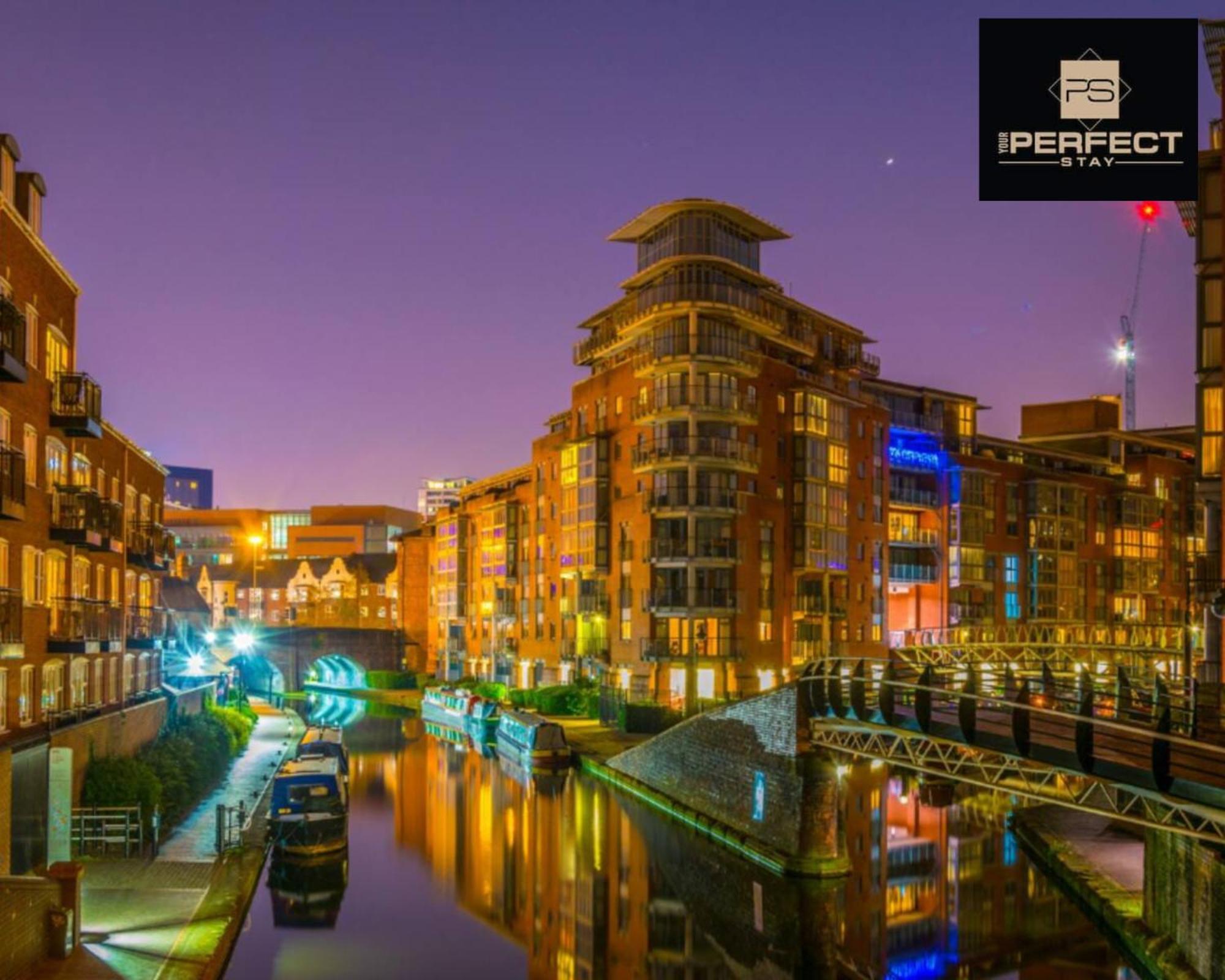 Luxe Modern Apartment By Your Perfect Stay Short Lets Birmingham Bagian luar foto