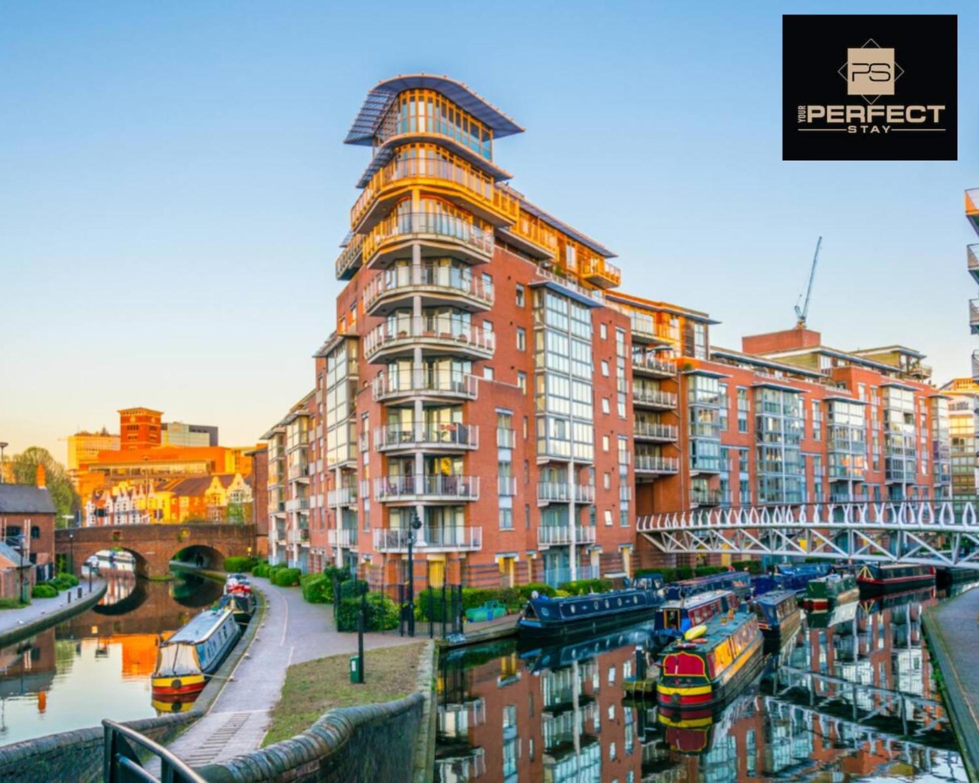 Luxe Modern Apartment By Your Perfect Stay Short Lets Birmingham Bagian luar foto